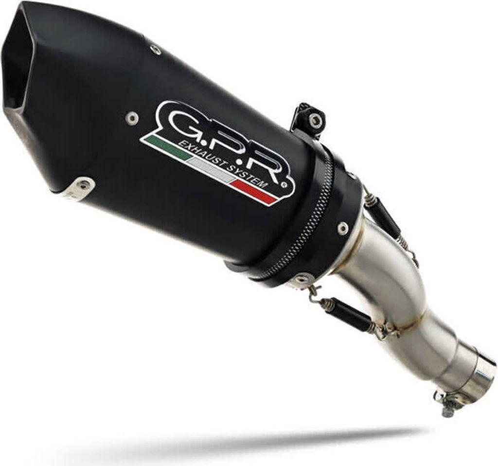 GPR gp evo4 schwarzes Titan Slip-On-Auspuffsystem für Ducati Multistrada 950 2017-2020