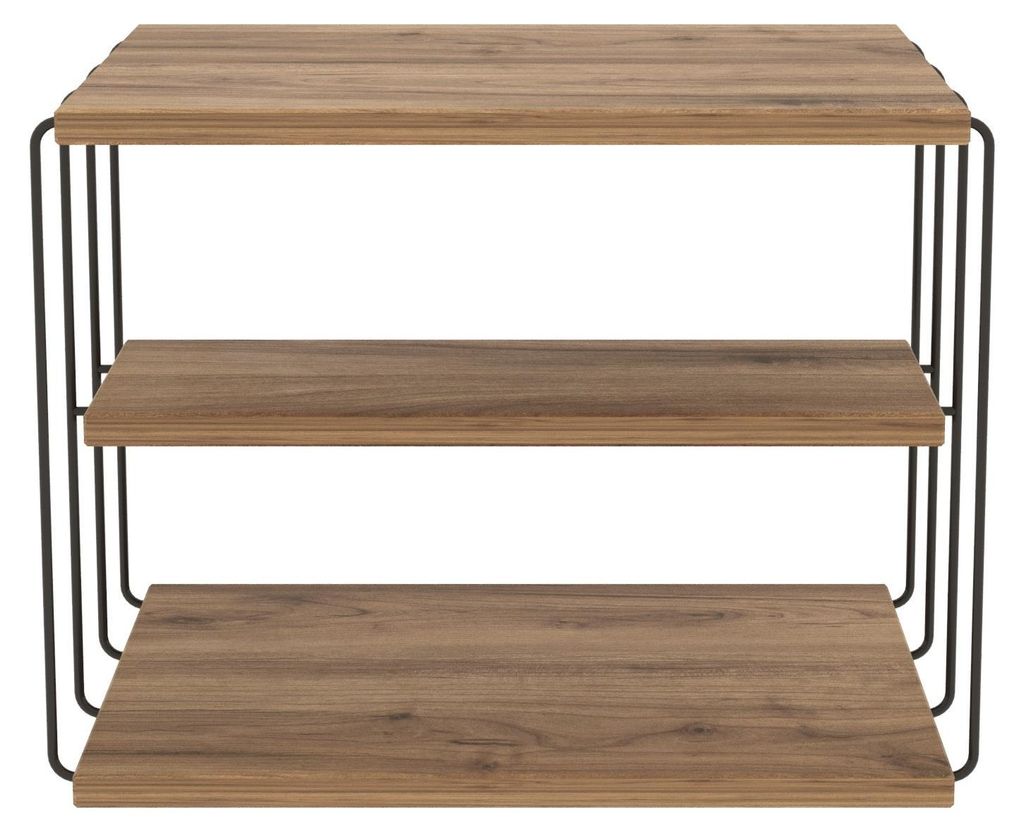 Beistelltisch aus Holz "Lifon" - 50 x 40 x 33 cm - Braun
