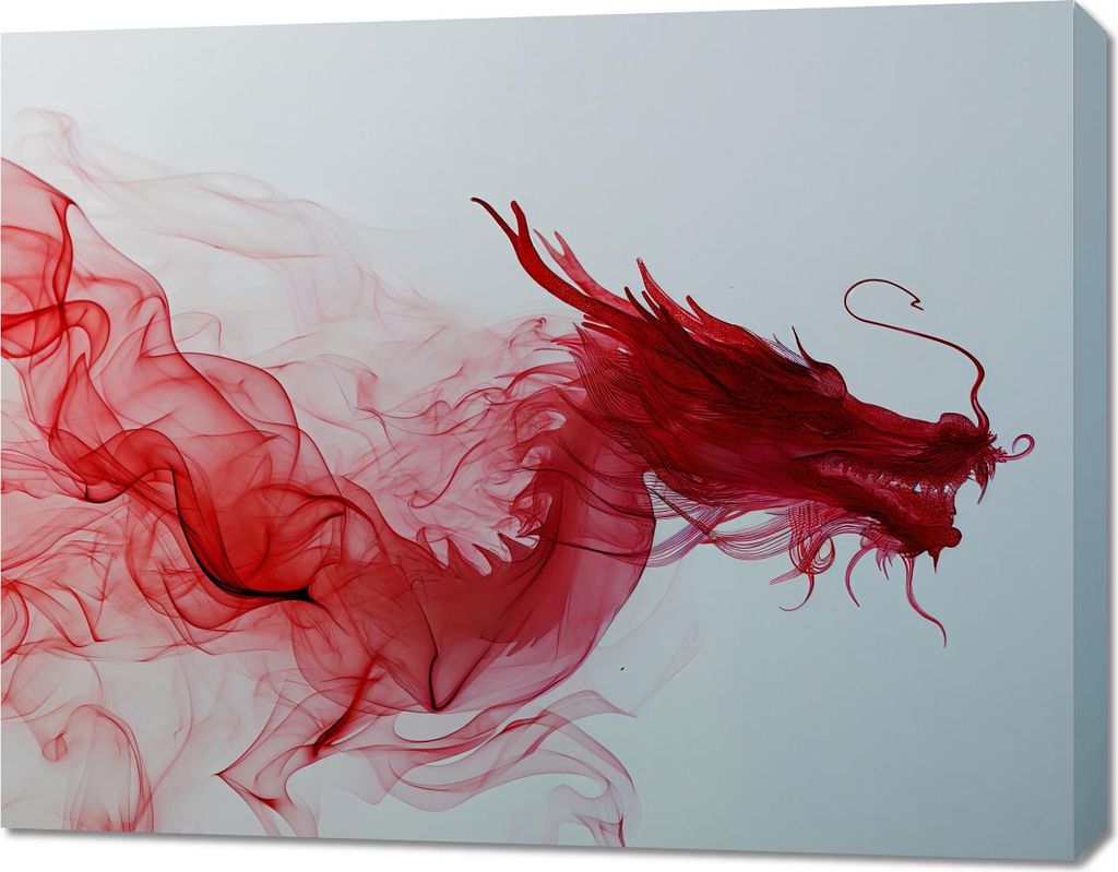 Bild 90x70cm Drachenaufstieg