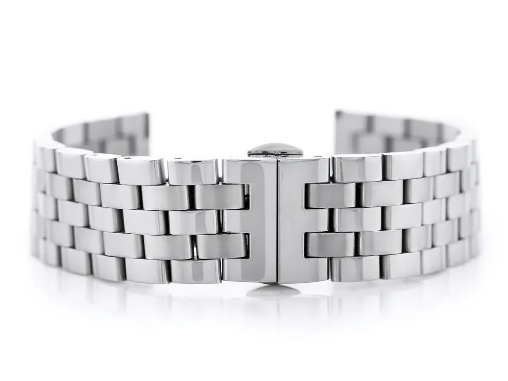 Bracelet de Montre en Argent 18mm Style Maillons Pacific Modèle 2 Chic