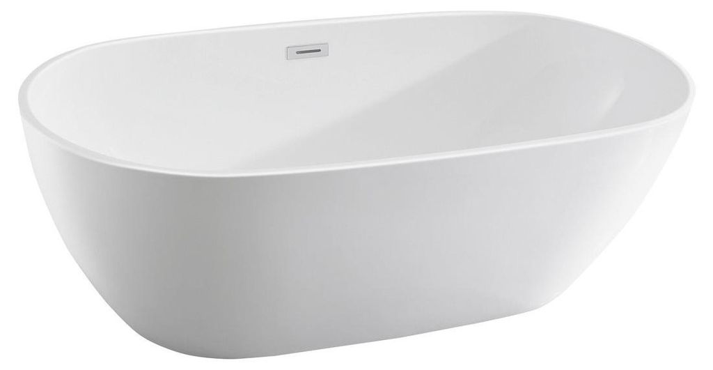 Aqualine DOURO Freistehende Badewanne 180x82cm, weiß Produktbild 