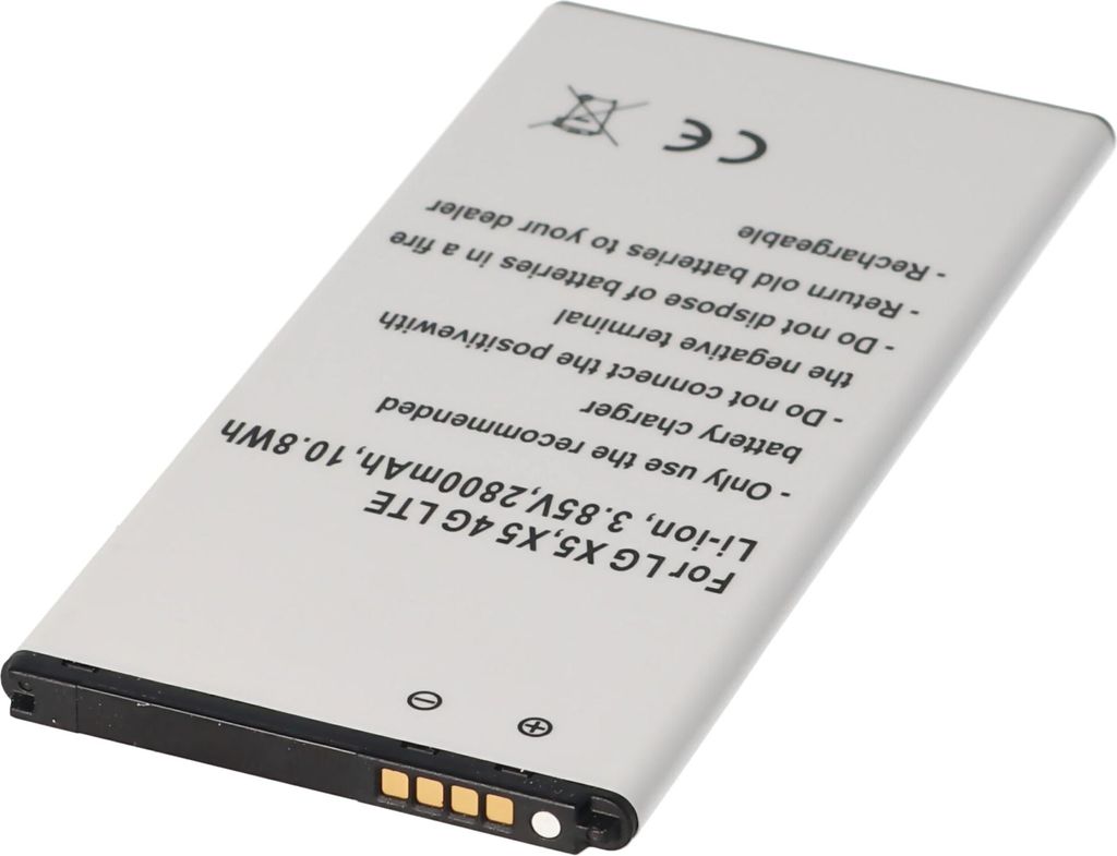 Akku passend für LG X5, X5 4G LTE, Li-Ion, 3,85V, 2800mAh, 10,8Wh, mit IC chip