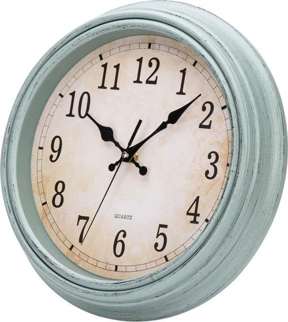 Petite horloge murale blanche lisible pour chambre enfant et senior