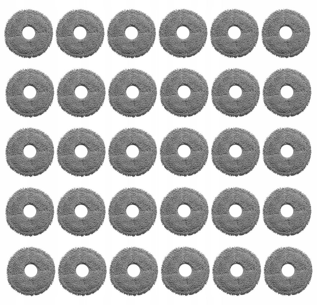 30 Stück Wischpads Wischtücher Mop Zubehör - für Dreame L10S Ultra L20 X20 X40 X50 Xiaomi S10+ X10+ Q Revo - Roboterstaubsauger Ersatzteil