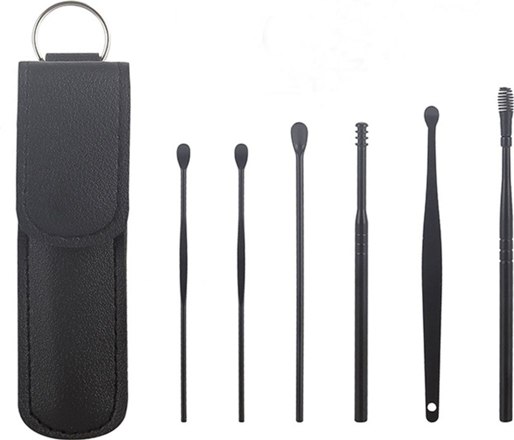 Ohrreiniger 6 in 1 Ohrenreiniger Set aus Edelstahl mit Produktbild 