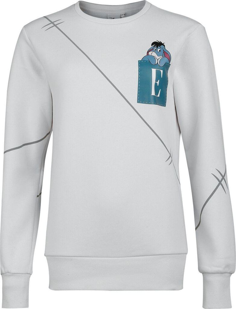 Winnie The Pooh Sweatshirt Damen Eeyore weiß M