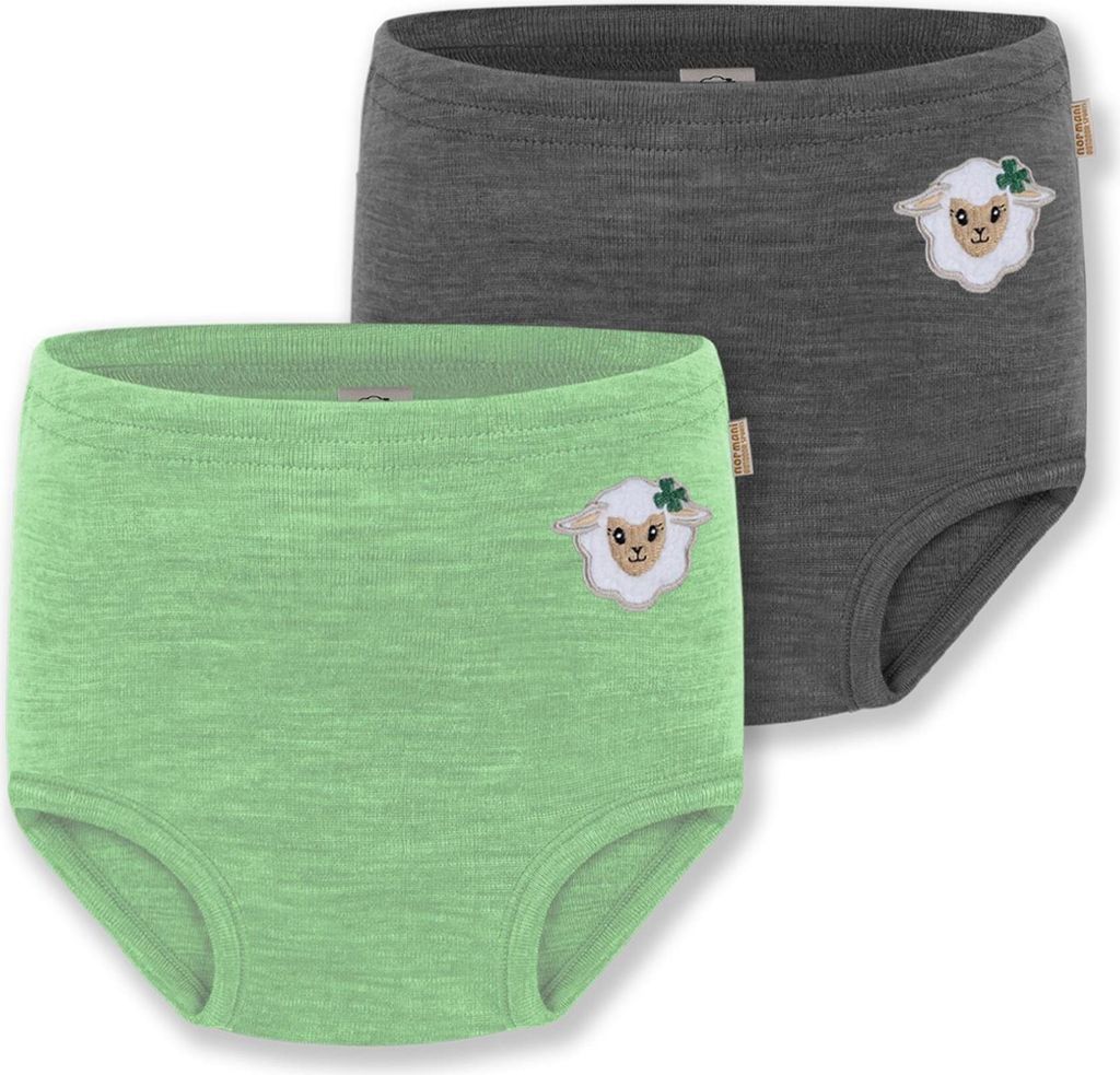 normani 2er Pack Baby Merino Windelhose