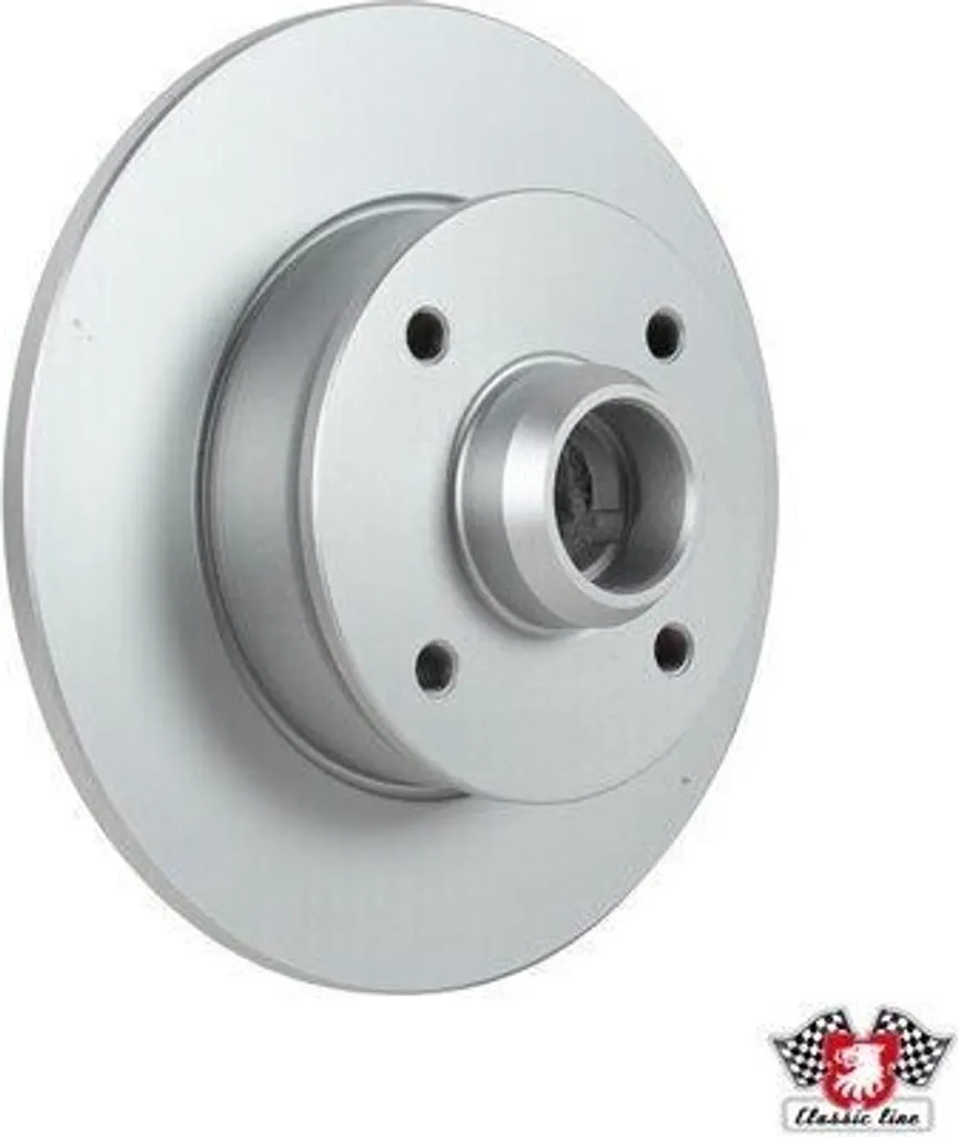 2 Disques de Frein Arrière JP GROUP 1163205500 pour VW Golf 2 et Vento