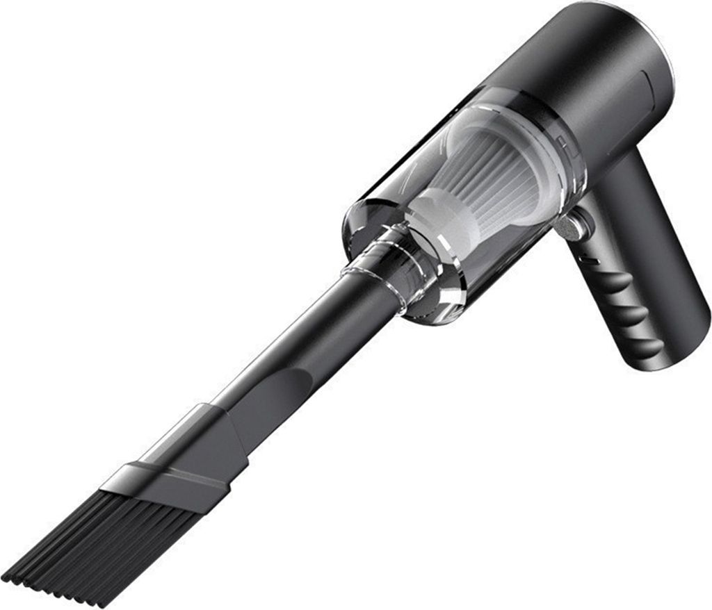 Kabelloser Autostaubsauger mit starker Saugkraft, ergonomischer Griff, geräuscharm, leicht, tragbar, Handstaubsauger fürs Auto mit 2 Düsen