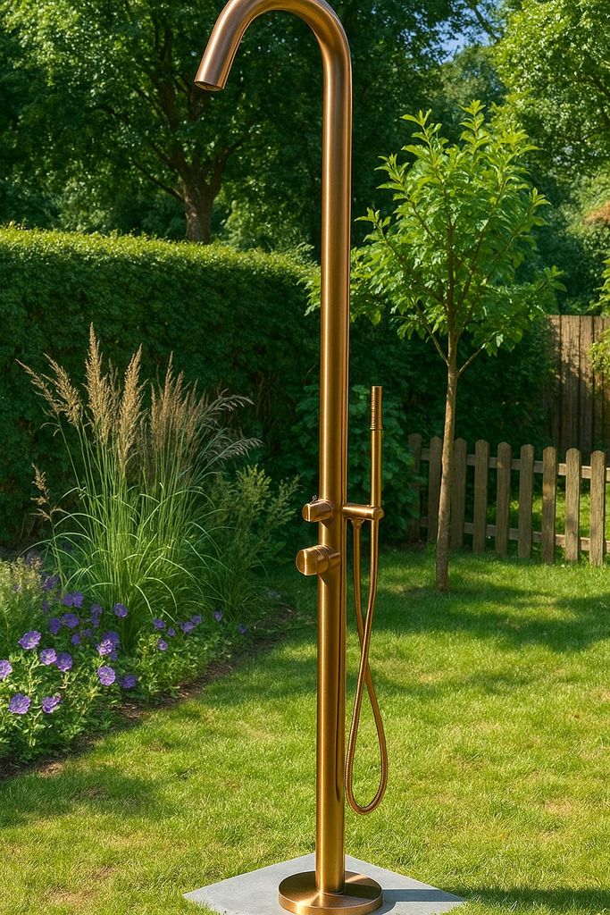 Eichenwald Modell 70 Gartendusche Sylt in Rosé Gold Produktbild 