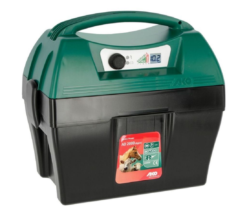AKO Mobil Power AD 2000 12V Akkugerät für mobilen Einsatz, für bewachsende Zäune