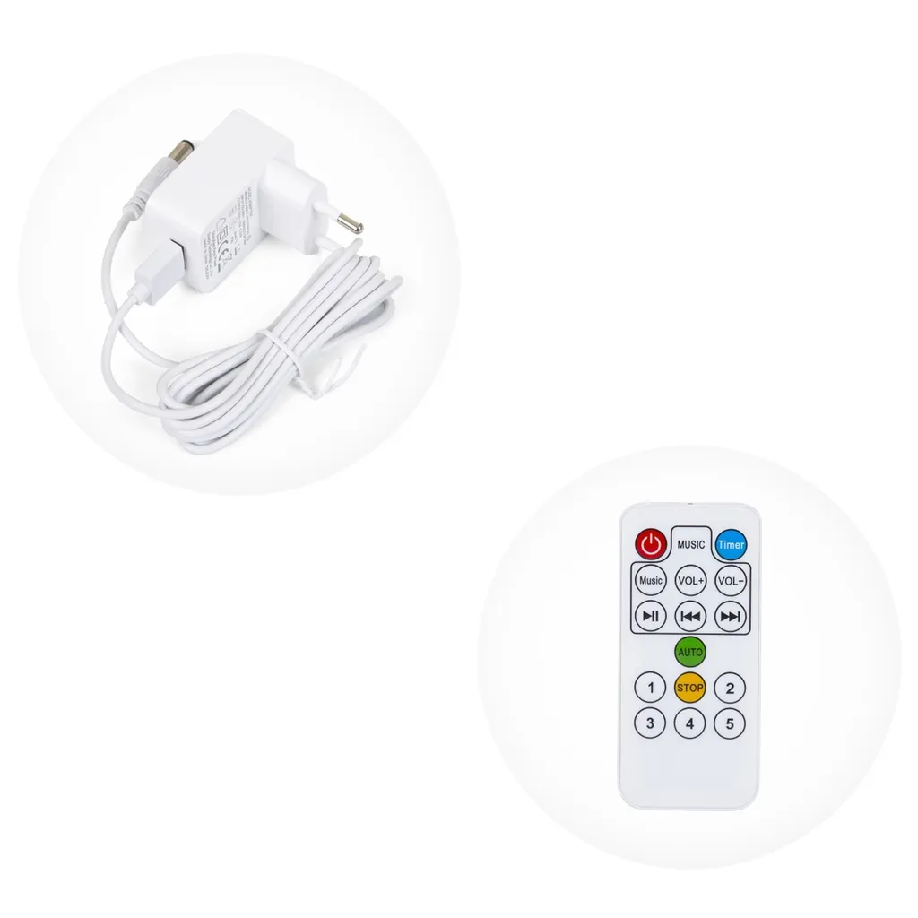 Chipolino Transat Nest Musical avec Télécommande et Peluches Beige - 6