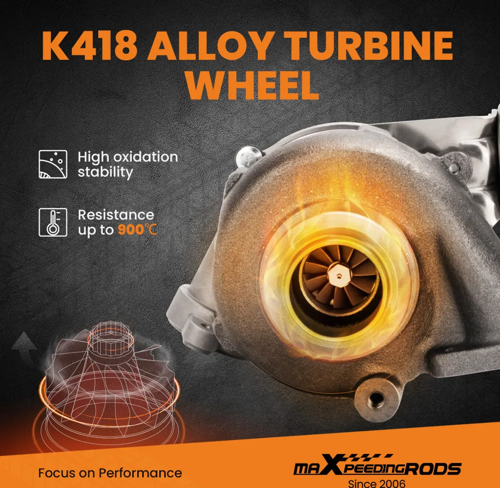 Turbo de remplacement 1.6L 110CV compatible avec Ford et Mazda 753420 - 7