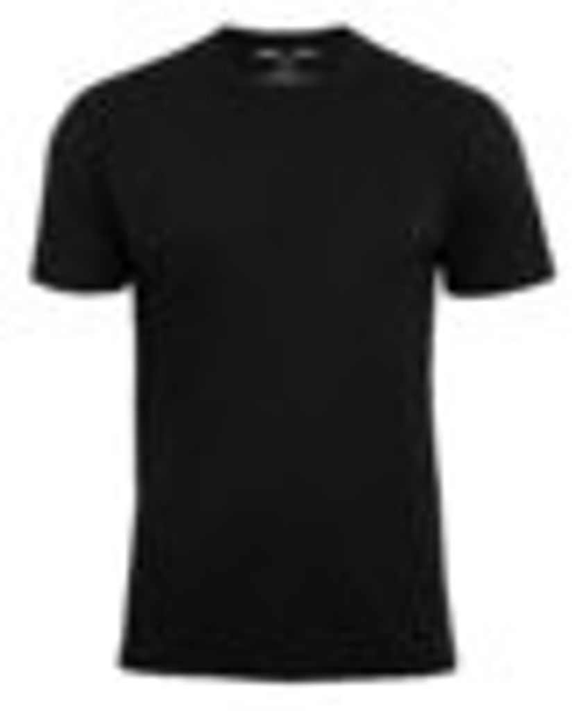 Herren Basic T-Shirt aus gekämmter Baumwolle mit Rundhals Produktbild 