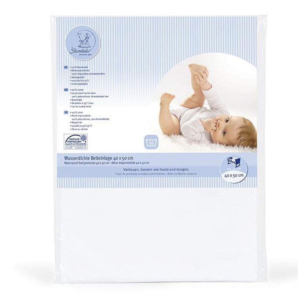 Sterntaler 10056 Wasserdichte Betteinlage Größe 50/70cm Produktbild 