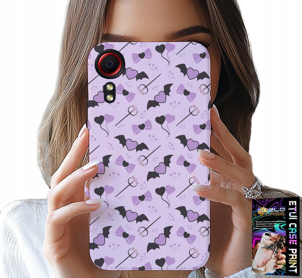 Fall Für Samsung Galaxy Xcover 7 - Modische Designs Gabel Herzen Bögen Bogen