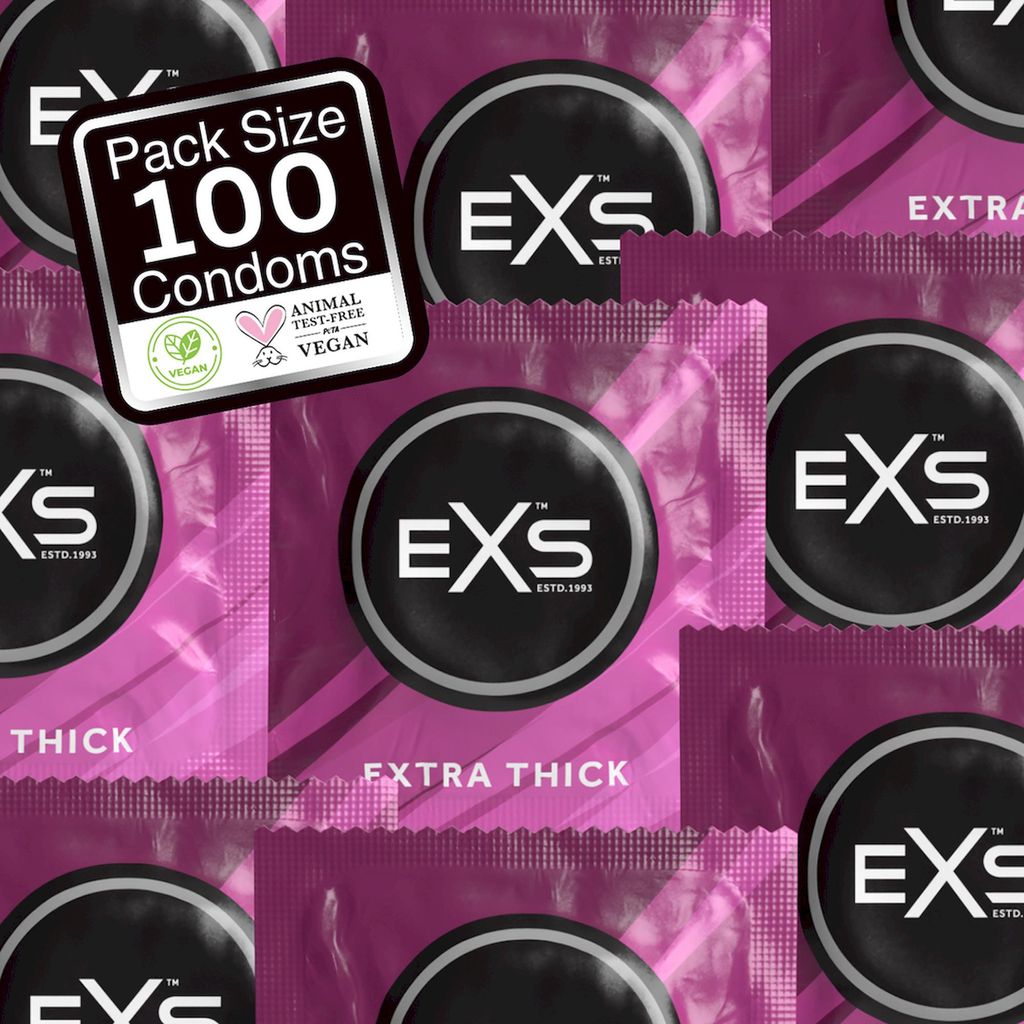 EXS Extra Thick 100 szt. prezerwatywy lateksowe, wzmocnione Zdjęcie produktu 