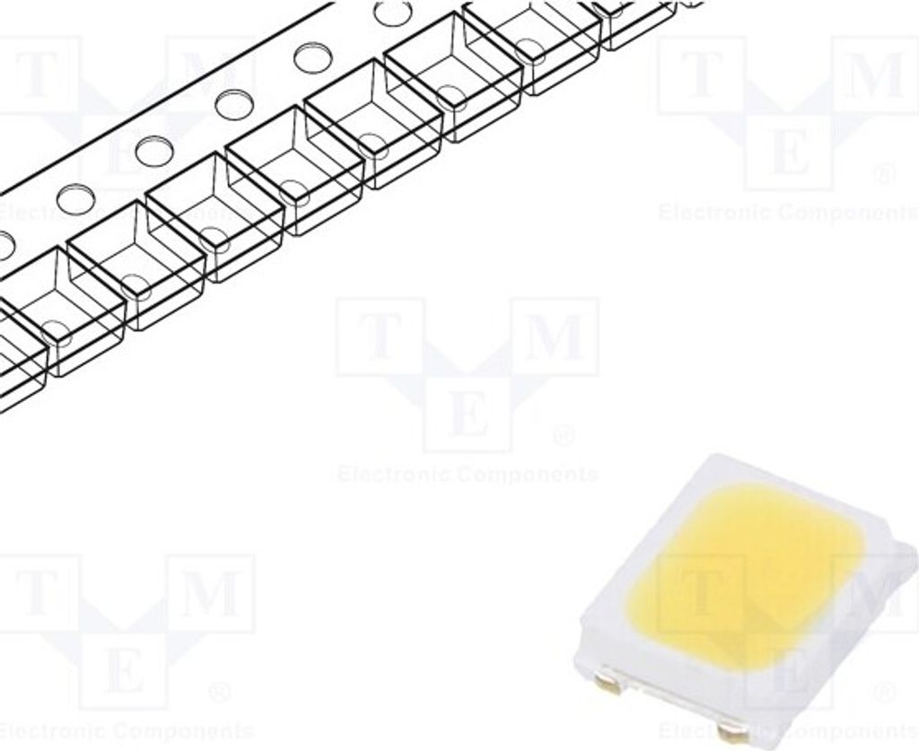 10x LED 18÷24lm 120° 95 SMD kaltweiß 60mA 5730,PLCC2 2,8÷3,4V RF-57QI57DS-FD-N-Y L