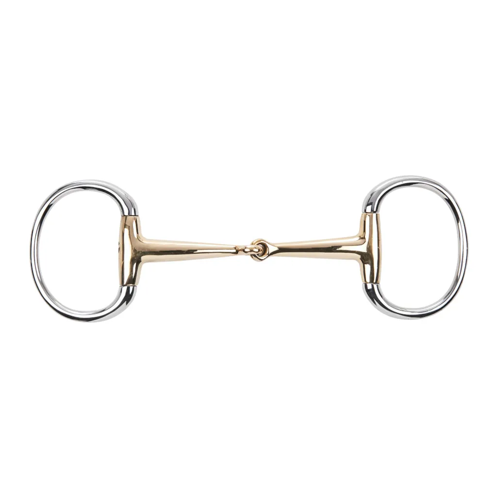 Mors à olives simple brisure BUSSE KAUGAN 14 mm pour l'équitation