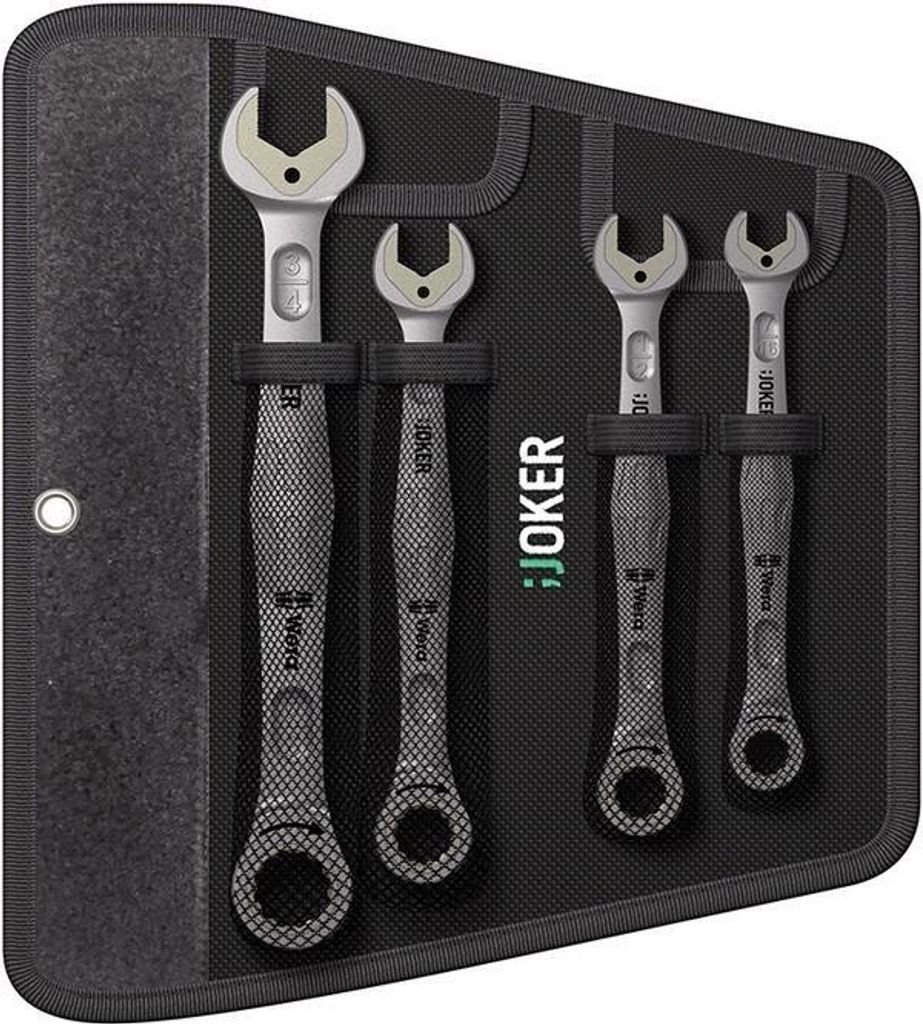 Wera Joker 4-tlg. Maul-Ringratschenschlüssel-Satz Produktbild 