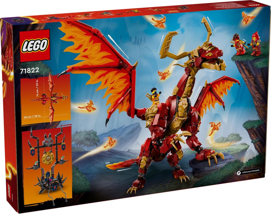 LEGO NINJAGO Smoczyca źródła ruchu, Figurka do Zbudowania, Zdjęcie produktu 11