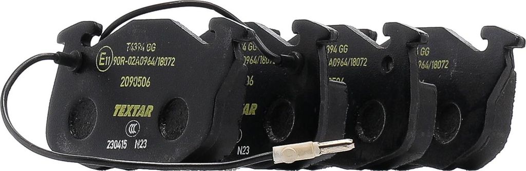 TEXTAR Bremsbeläge Satz Vorne für RENAULT CLIO I (B/C57, 5/357) 2090506
