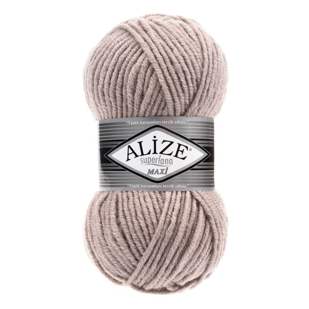 100g Strickgarn Strickwolle Alize Superlana Maxi 25% Wolle, 100g, Farbwahl