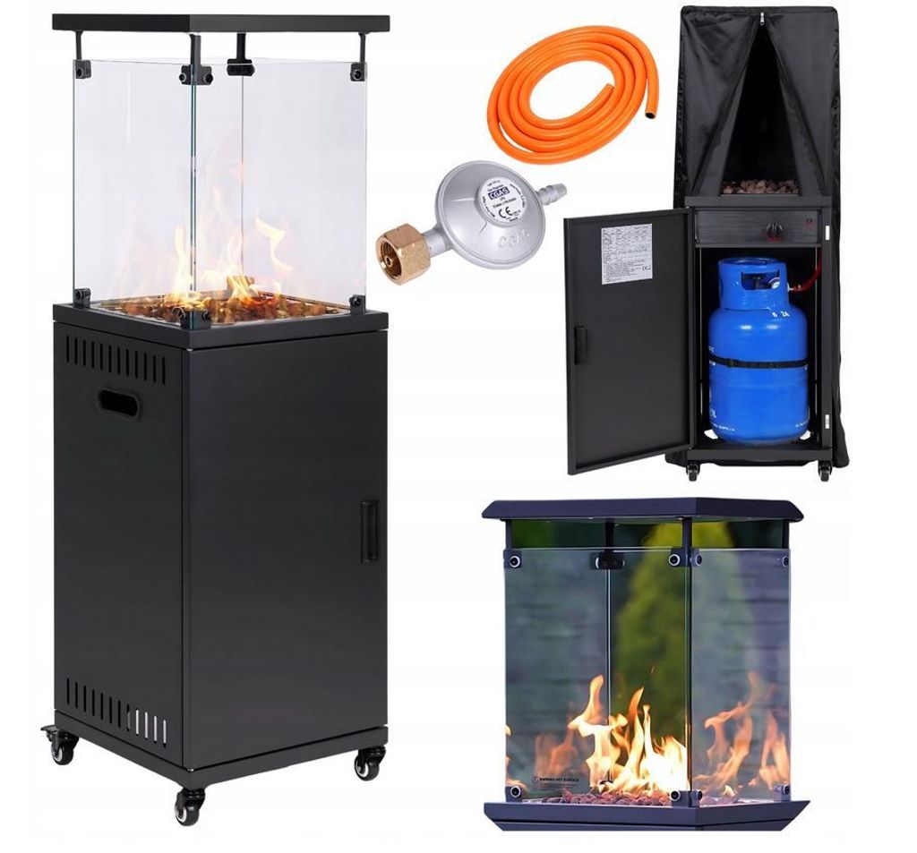 Gasheizstrahler 13 kW – Stilvolle Wärme für Terrasse, Produktbild 