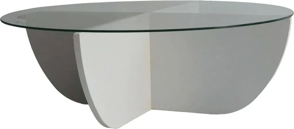 Table Basse Ronde Blanche Jolanda 90cm pour un Salon Contemporain