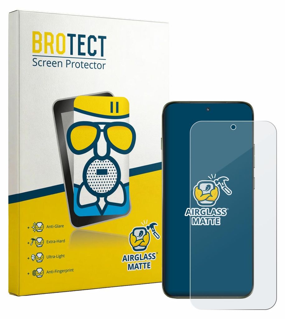 BROTECT Entspiegelungs Schutzglas für Motorola Edge 70 Pro Schutzfolie Panzer Folie Glas Display Schutz matt