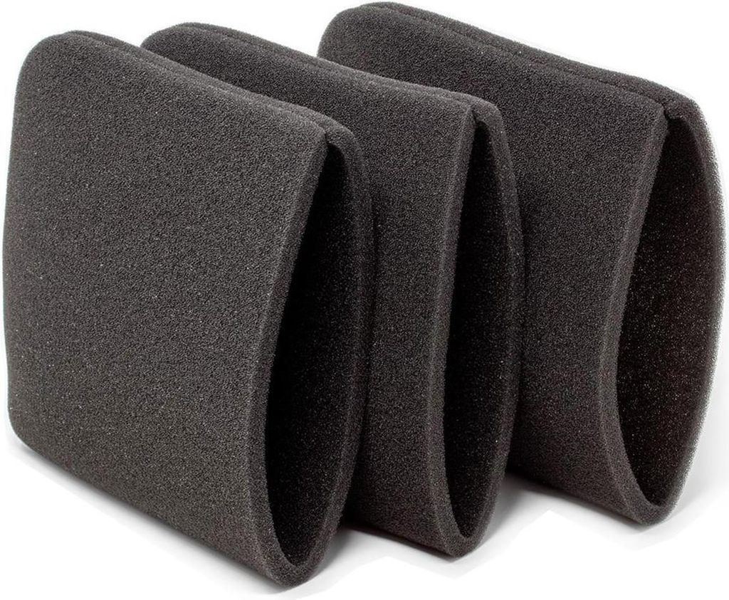 3 Schaumstofffilter Ersatzfilter schwarz passend für Produktbild 