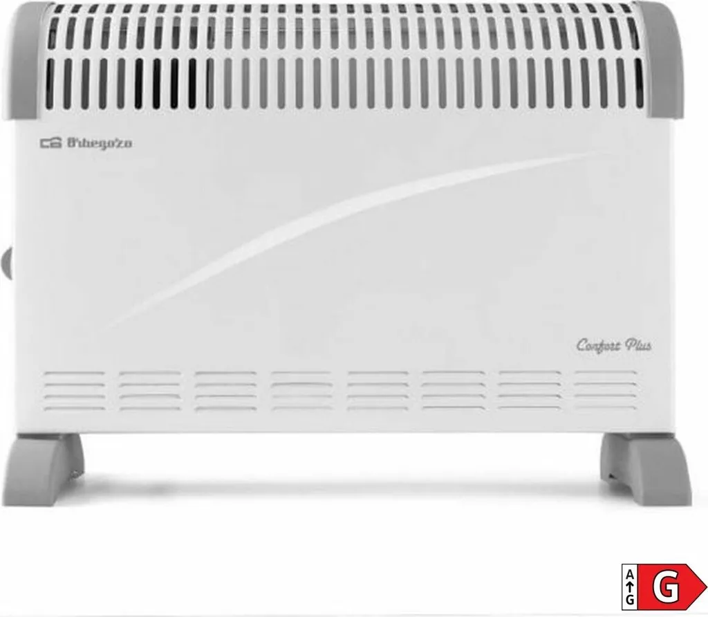Chauffage d'Appoint Orbegozo Convector Blanc Idéal Chambre et Bureau 220V