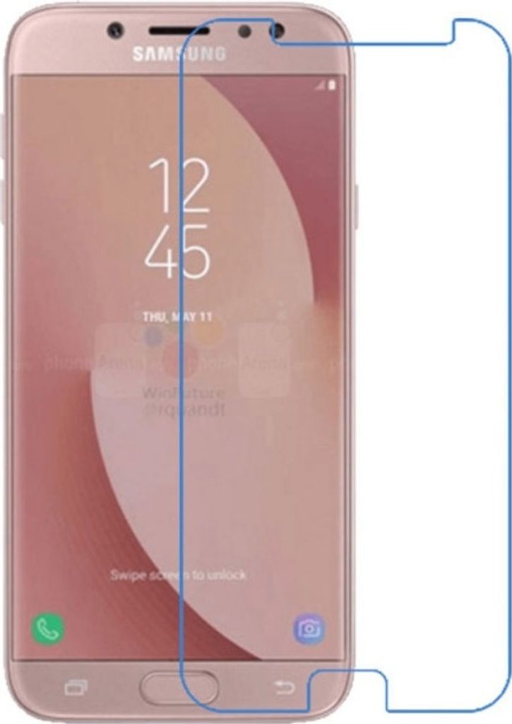 Hochwertiges 9H Gehärtetes Glas für Samsung Galaxy J7 2017 - Durchscheinend KP26611