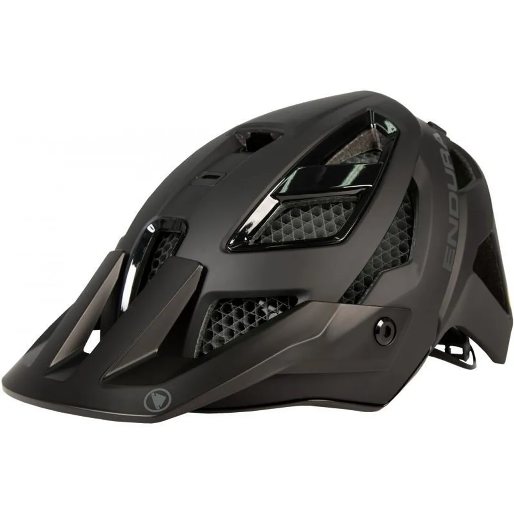 Casque VTT anti-choc Endura MT500 noir avec ventilation Koroyd