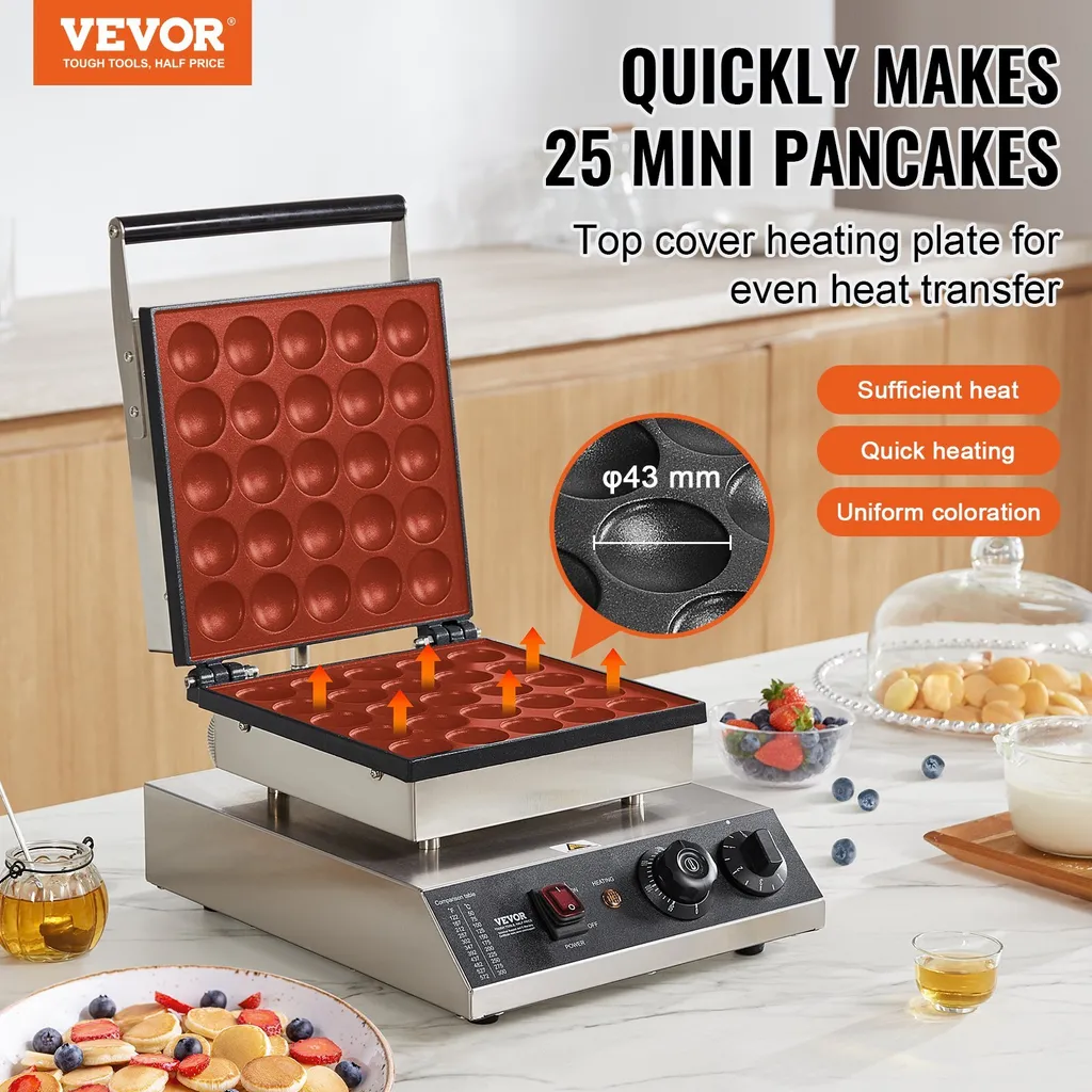 Machine à mini crêpes hollandaises pour buffet et goûter festif - 2