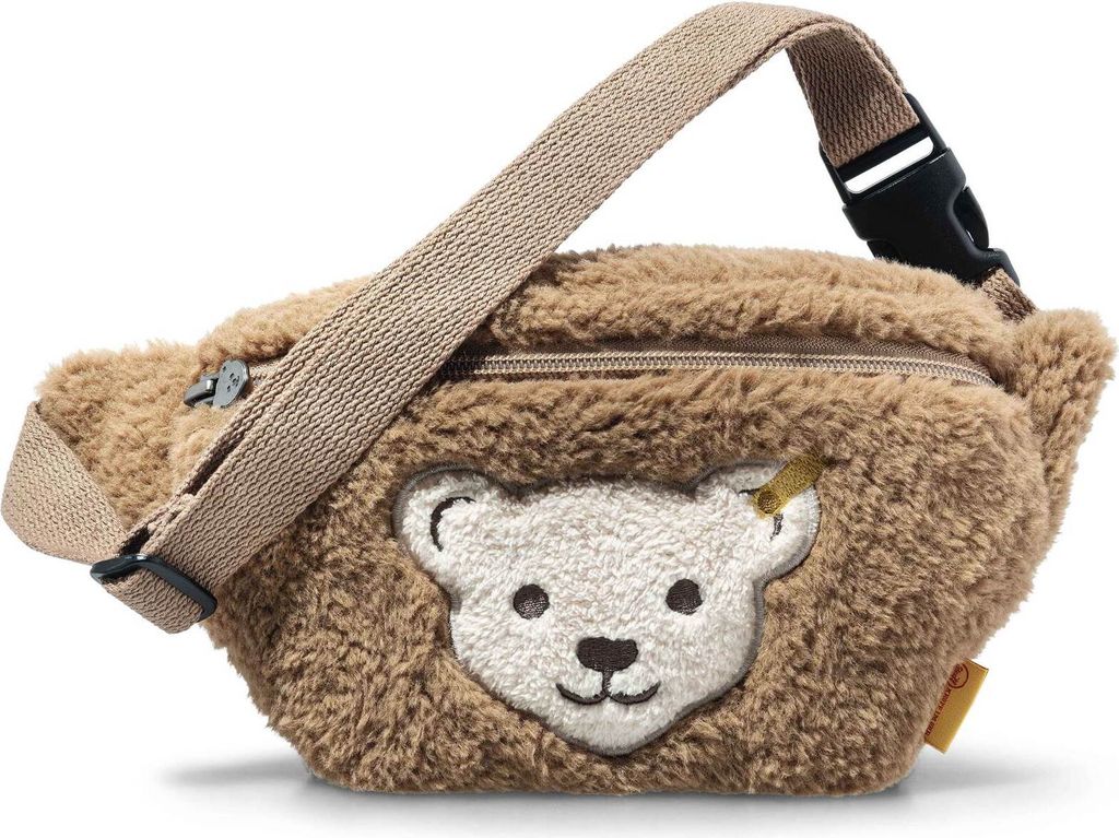 Steiff Teddy Fleece Guerteltasche 20 braun