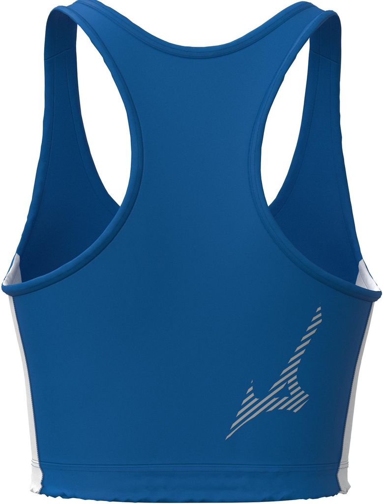 Mizuno Damen Team RB Bra Top WOS Running Sport-BH - U2EAB750 , Farbe:royal, Textil:XL