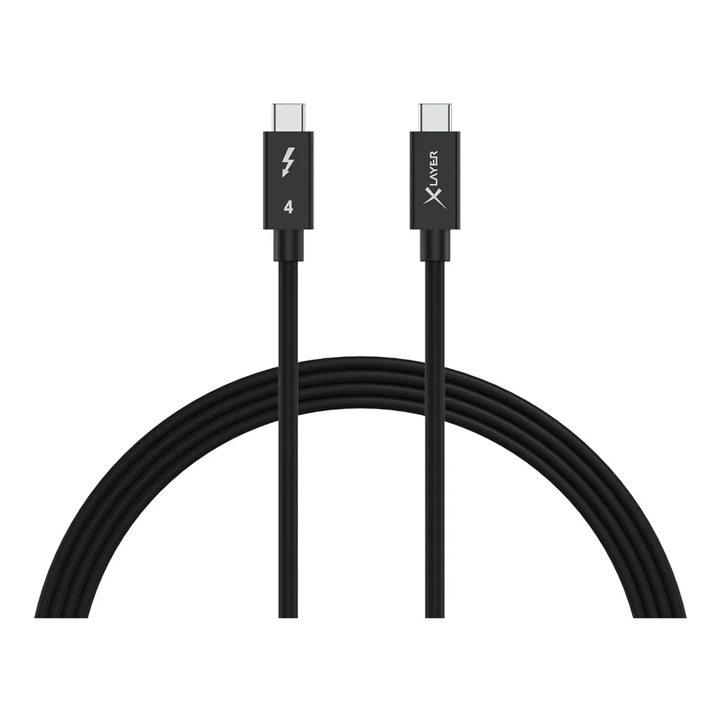 Câble USB-C pour Station d'Accueil Thunderbolt 4 1m Noir XLAYER