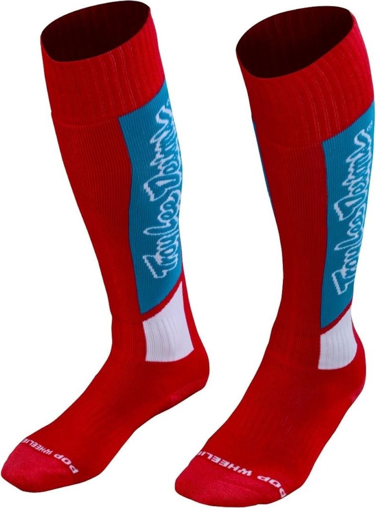 Troy Lee Designs Unisex Socken GP MX Coolmax (Polyesterfasern) Thick Vox, Rot, S/M