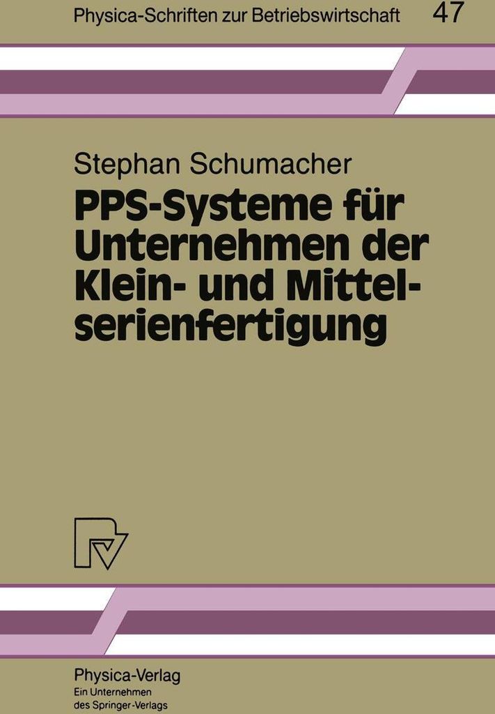 PPS-Systeme für Unternehmen der Klein- und Mittelserienfertigung