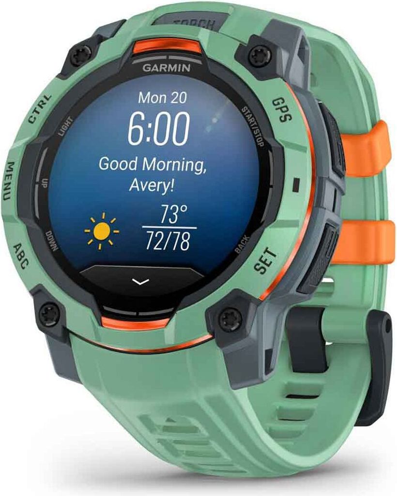 Garmin Instinct 3 AMOLED (45mm) twilight/neo tropic