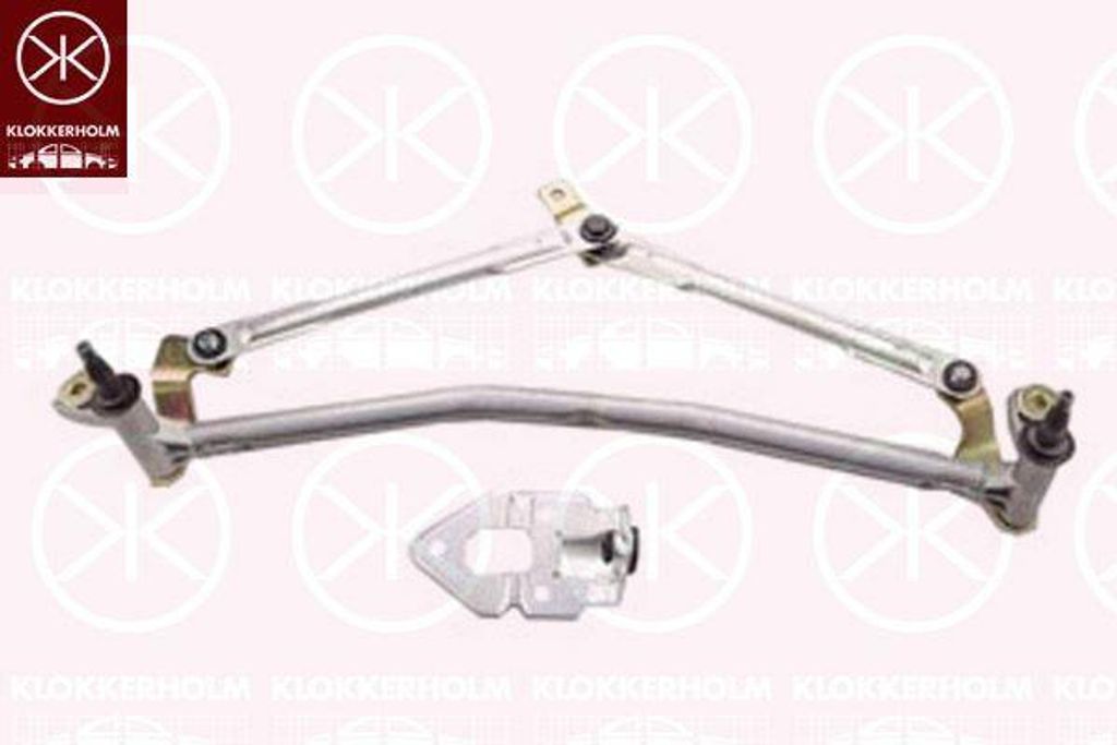 KLOKKERHOLM 95063280 Wischergestänge OE 6Q1955601B kompatibel mit Polo 9N