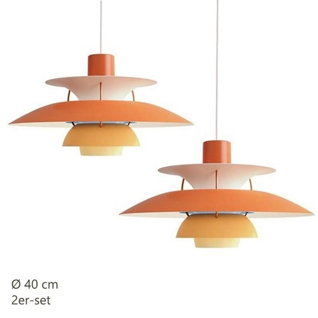 ZELURXX 2-delige set LED-pendelverlichting, Scandinavische Productafbeelding 