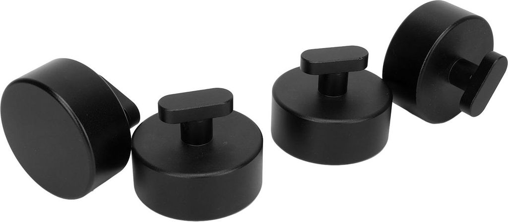 4PCS Jack Pad Billet Aluminium Lift Point Adapter Pucks Ständer für C7 Z51 Z06 C6-Z06 Schwarz