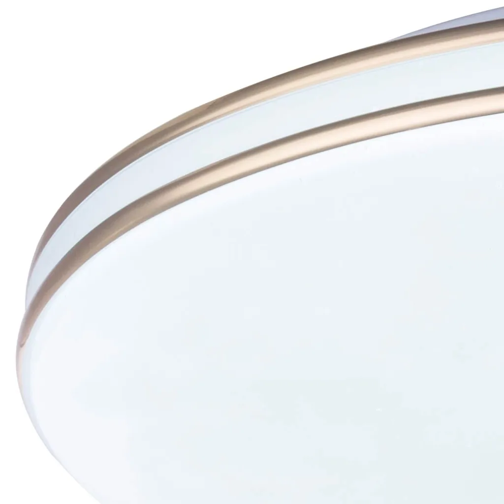 Plafonnier DOUBLE DH GLOBO Blanc 37x8 cm à Diffusion Lumineuse Douce - 3