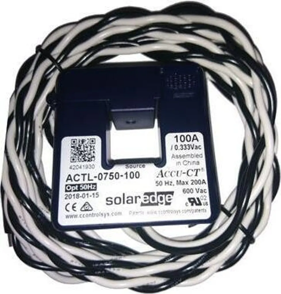 Transformateur de courant 100A SECT-SPL-100A-A pour mesure SolarEdge précise