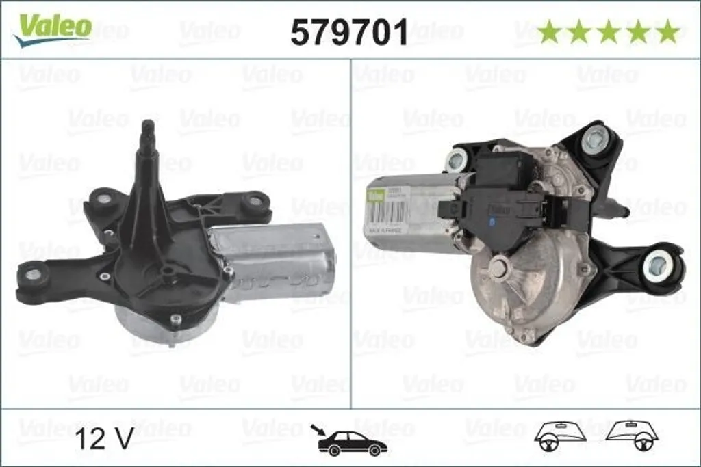 Moteur d'essuie-glace arrière pour Opel Zafira A : Visibilité et Sécurité