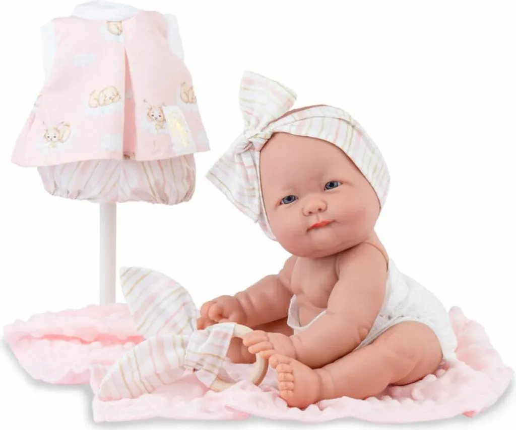 Multimarca Poupée de Coquelicot 37 cm Blanc - Jouet de Collection Doux