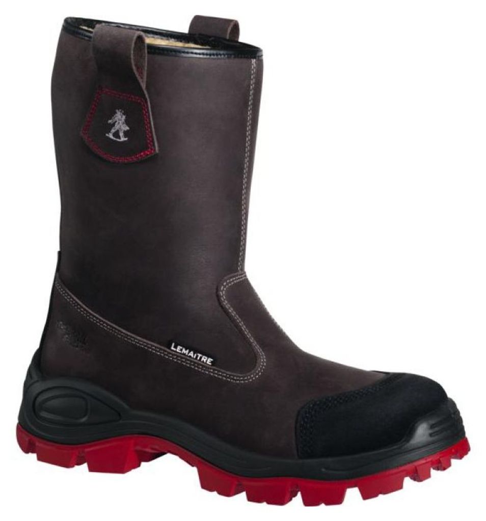 Sicherheitsstiefel Tenere S3 mit roter Sohle, Größe 39 – Lemaitre
