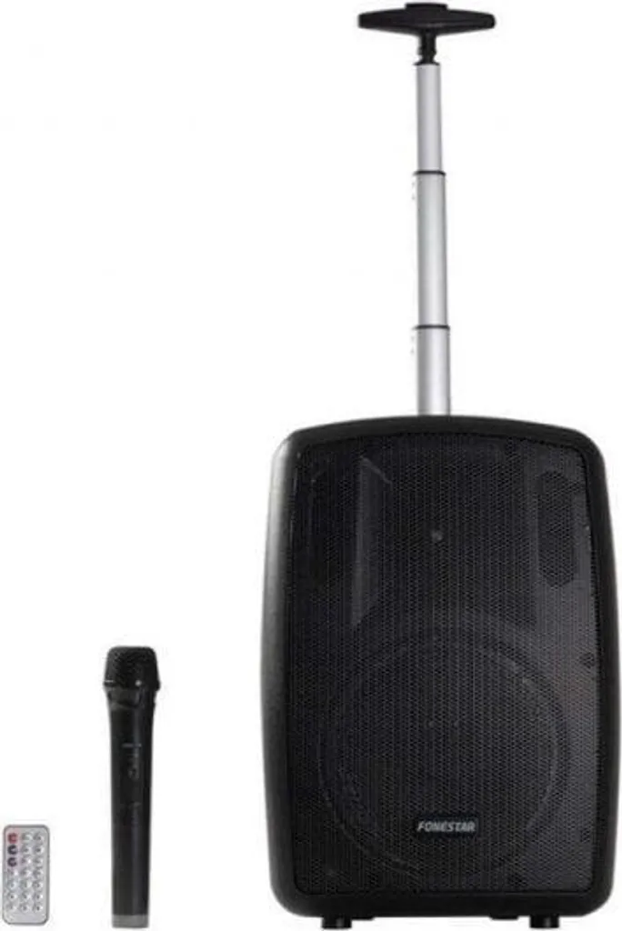 Sono portable 8" Fonestar Amply-t 100W avec Bluetooth et batterie Li-ion
